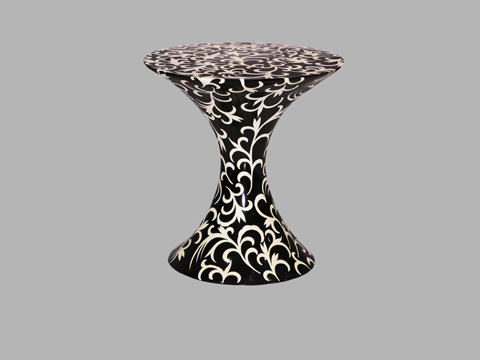 Floral End Table