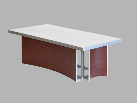 2x4 Wood & Plexi Coffee Table