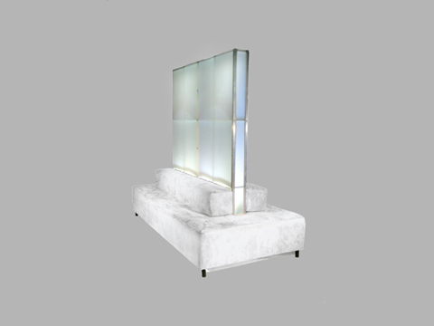 6ft Duo Bench with Light Box Divider