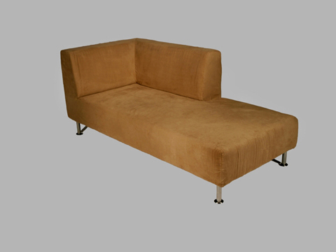 7ft L Back Sofa